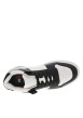 Thumbnail Baskets basses tennis en cuir blanches avec lacets plats et logo sur le côté - Image 4
