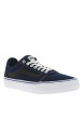 Thumbnail Baskets basses en toile Ward Deluxe bleu marine avec des lacets plats - Image 3
