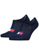 Thumbnail Lot de 2 paires de chaussettes en coton mélangé nuit unies coupe courte