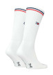 Thumbnail Lot de 2 paires de chaussettes en coton mélangé blanches unies coupe haute - Image 2