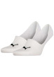 Thumbnail Lot de 2 paires de socquettes en coton mélangé unies blanches avec logo