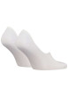 Thumbnail Lot de 2 paires de socquettes en coton mélangé unies blanches avec logo - Image 2