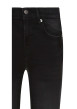 Thumbnail Jean en coton noir délavé avec une coupe slim et une taille basse - Image 3