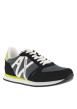 Thumbnail Baskets basses running noires avec des détails jaune fluo et des lacets plats - Image 3