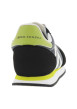 Thumbnail Baskets basses running noires avec des détails jaune fluo et des lacets plats - Image 6