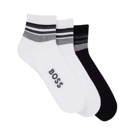 Lot de 3 paires de chaussettes basses en coton...
