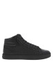 Thumbnail Baskets montantes en cuir noires avec semelle plateforme lacets et zip latéral