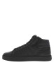 Thumbnail Baskets montantes en cuir noires avec semelle plateforme lacets et zip latéral - Image 2