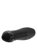 Thumbnail Baskets montantes en cuir noires avec semelle plateforme lacets et zip latéral - Image 4