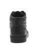 Thumbnail Baskets montantes en cuir noires avec semelle plateforme lacets et zip latéral - Image 6