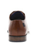 Thumbnail Derbies en cuir cognac avec un talon plat et des lacets ronds marine - Image 6