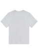 Thumbnail T-shirt en coton gris uni avec le logo iconique et une coupe droite - Image 2