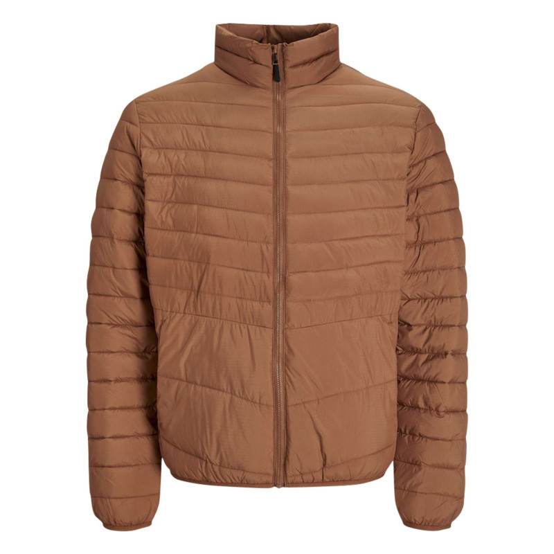 Premium By Jack & Jones - Doudoune Brique Matelassée Avec Une Coupe Droite Et Un Col Montant - Brique Premium By Jack & Jones - Doudoune Brique Matelassée Avec Une Coupe Droite Et Un Col Montant - Brique