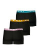 Thumbnail Lot de 3 boxers classiques en coton noirs unis et à coupe fermée - Image 4