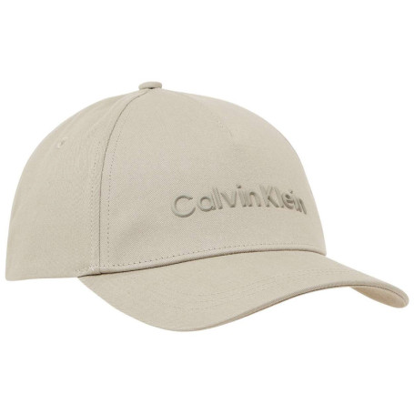 Casquette en coton écrue unie avec visière...