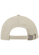 Thumbnail Casquette en coton écrue unie avec visière arrondie et nom de la marque - Image 2