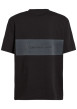 Thumbnail T-shirt en coton noir uni col rond et avec nom de la marque dans le dos - Image 2