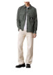 Thumbnail Chemise en coton grise unie coupe regular avec un col normal - Image 5