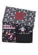 Thumbnail Coffret de Noël chaussettes et boxer en coton bleus nuit à motifs père Noël - Image 5