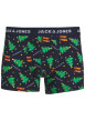 Thumbnail Coffret de Noël chaussettes et boxer en coton bleus nuit à motifs de Noël - Image 2