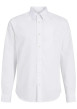 Thumbnail Chemise blanche unie avec une coupe ajustée et des manches longues boutonnées