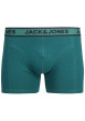 Thumbnail Lot de 3 boxers classiques en coton verts à coupe fermée et à imprimé tropical - Image 5