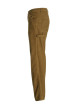 Thumbnail Pantalon chino en coton camel en velours côtelé avec une coupe loose - Image 3