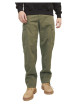 Thumbnail Cargo en coton kaki uni avec une coupe droite et une taille mi-haute - Image 4