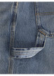 Thumbnail Jean bleu effet délavé avec une coupe regular fit et une taille haute - Image 4