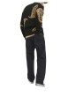 Thumbnail Jean noir uni 5 poches avec une coupe loose et une taille mi-haute - Image 5