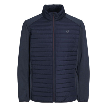 Veste bleue marine matelassée avec une coupe...