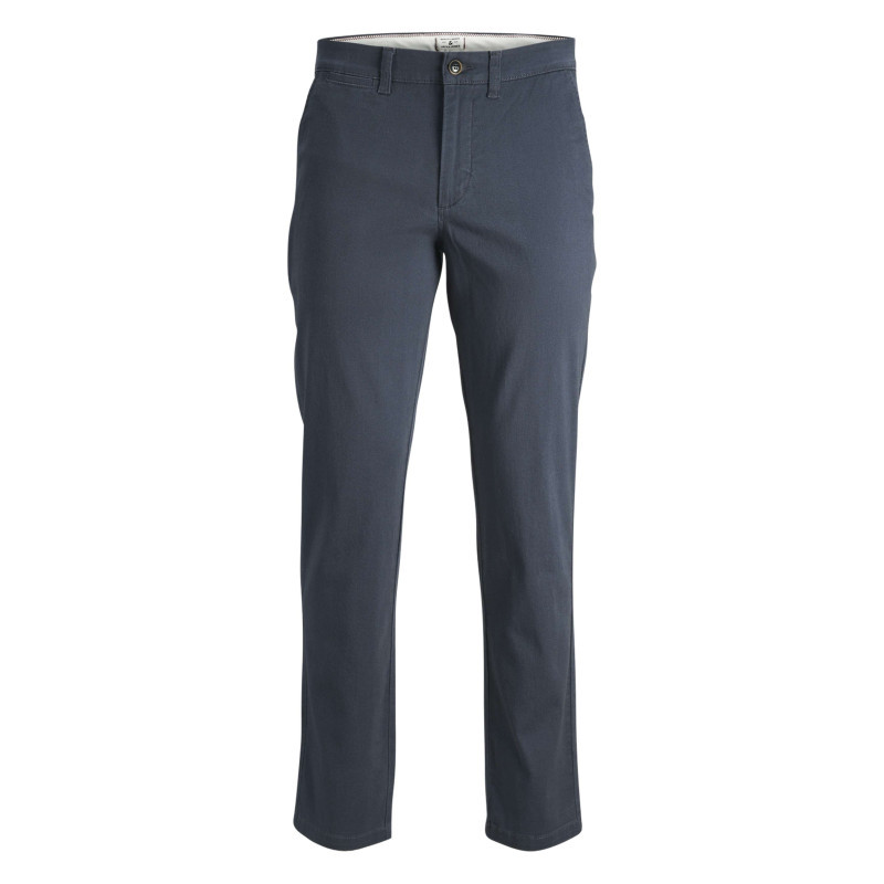 Jack & Jones - Pantalon Chino 4 Poches En Coton Bleu Marine Uni à Coupe Regular Fit - Marine Jack & Jones - Pantalon Chino 4 Poches En Coton Bleu Marine Uni à Coupe Regular Fit - Marine