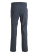 Thumbnail Pantalon chino 4 poches en coton bleu marine uni à coupe regular fit - Image 2