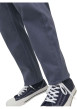 Thumbnail Pantalon chino 4 poches en coton bleu marine uni à coupe regular fit - Image 6