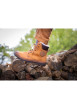 Thumbnail Pantalon en coton camel uni avec des poches et une coupe droite - Image 2
