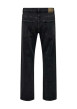 Thumbnail Jean Edge Straight en coton mélangé noir uni avec une coupe droite - Image 4