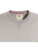 Thumbnail Pull gris uni avec une coupe droite un col rond et des manches longues - Image 6