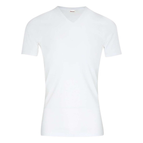 Tee-shirt moulant Héritage en pur coton blanc à...