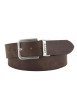 Thumbnail Ceinture noire en cuir avec une boucle à ardillon carrée