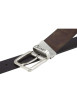 Thumbnail Ceinture noire en cuir avec une boucle à ardillon carrée - Image 2