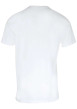 Thumbnail T-shirt blanc uni en coton d'Egypte avec coupe droite et col v - Image 4