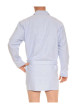 Thumbnail Veste de pyjama ciel en coton imprimé avec une coupe droite et un col à revers - Image 2