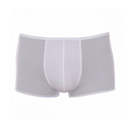 Boxer blanc Plumes coupe courte avec logo...