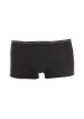 Thumbnail Boxer noir Plumes avec liseré et logo sur la ceinture élastiquée coupe courte