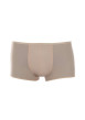 Thumbnail Boxer Plumes beige avec logo au niveau de la taille élastiquée coupe courte