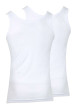 Thumbnail Lot de 2 débardeur blancs en coton unis coupe ajustée col carré - Image 2