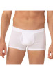 Thumbnail Boxer ouvert blanc uni en coton premium avec coupe sobre et confortable - Image 2
