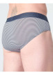 Thumbnail Slip Simon marine rayé avec ceinture élastiquée - Image 2