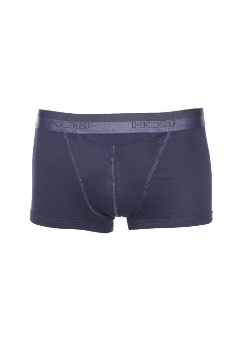 Boxer classique marine Ho1 avec logo au niveau de la taille élastiquée coupe ouverte
