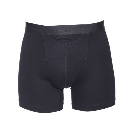 Boxer long noir Ho1 avec logo autour de la...